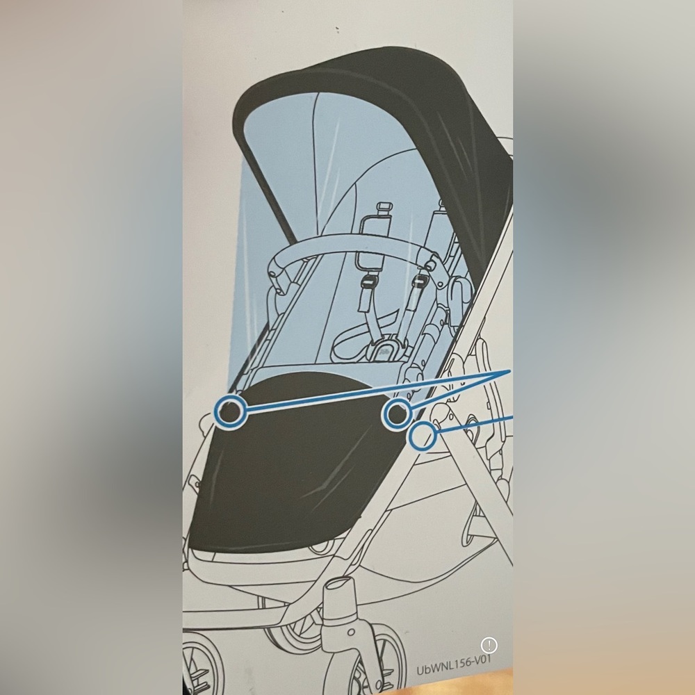 Stroller rain cover